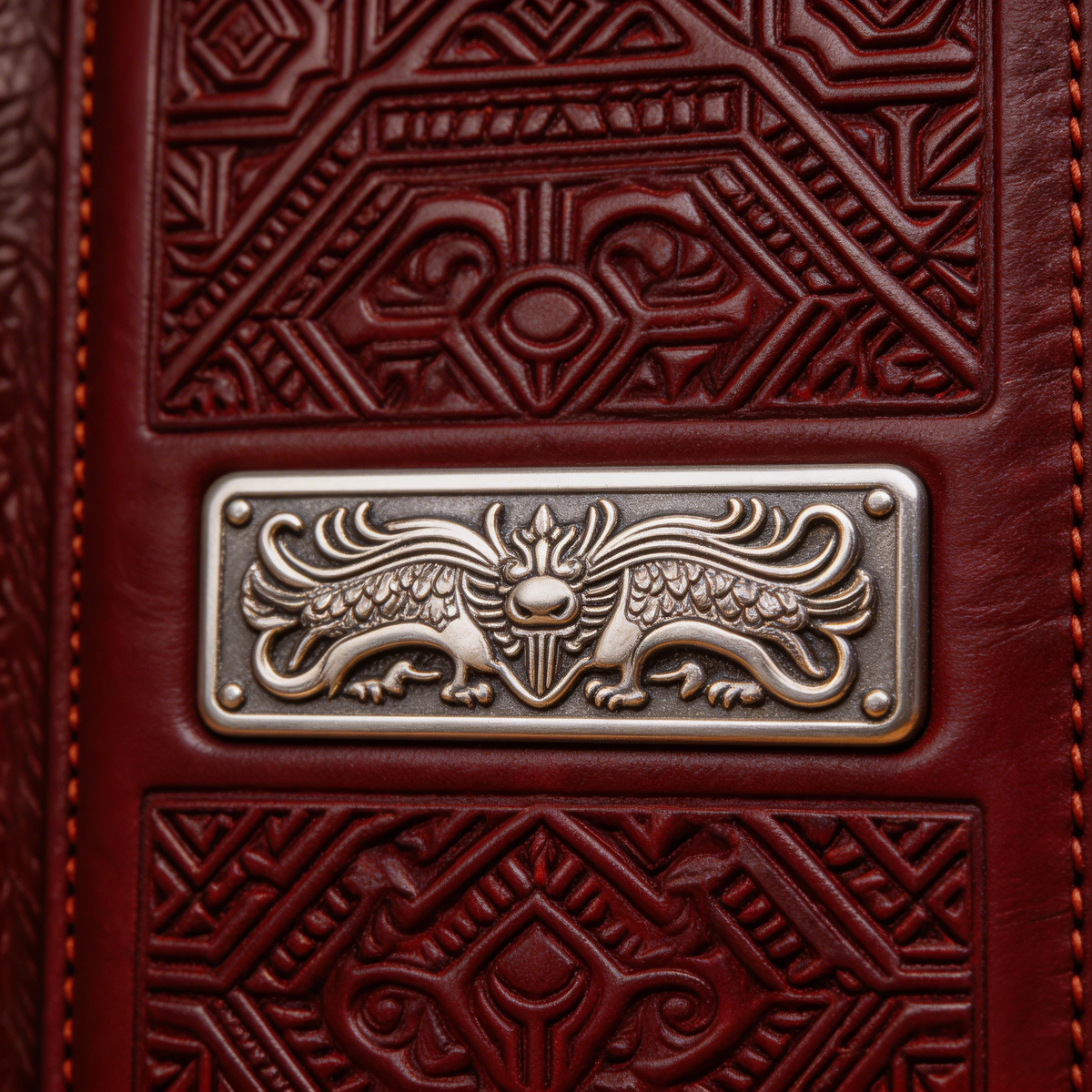 Elegant Passport Wallet | Luxurious Leather | Yoga Studio Vibe | Perfect Gift for Travelers | Intricate Floral Design