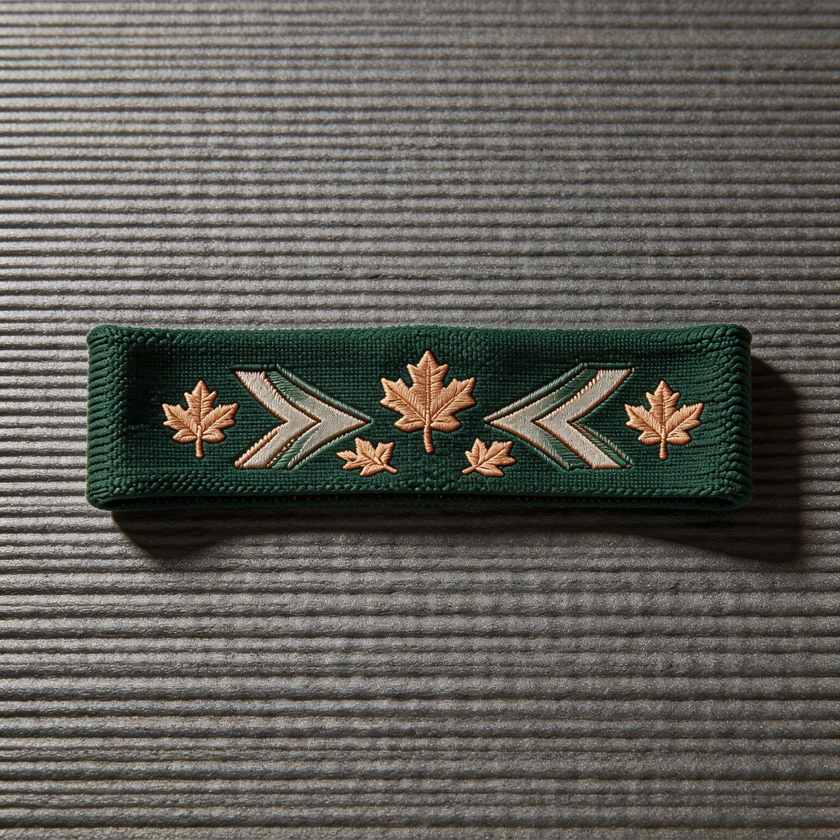 Green Embroidered Yoga Headband | Breathable Cotton | Perfect for Yoga and Sports | Great Gift for Health Buffs | Stylish and Comfortable