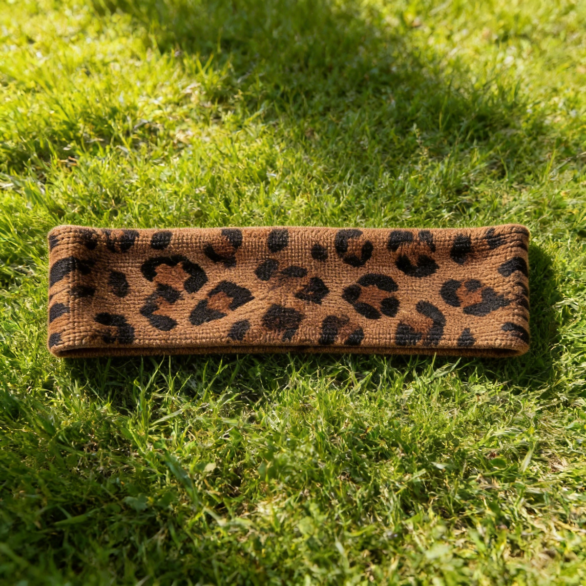 Leopard Print Yoga Headband | Soft Stretch Fabric | Trendy and Supportive | Perfect for Active Women | Bold Design